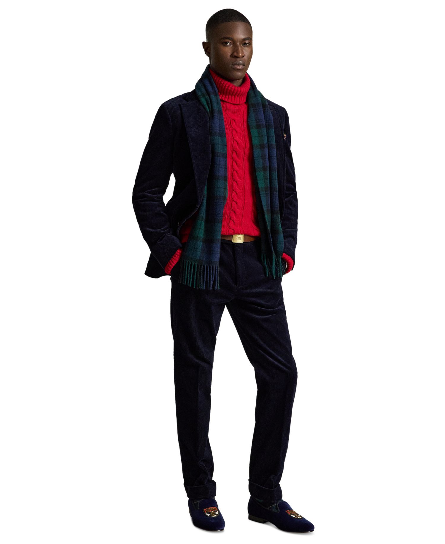 Men's Stretch Corduroy Suit Trousers