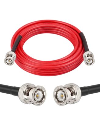 Low Loss 50 Ohm BNC Coaxial Cable Extension for RF Radio Antennas