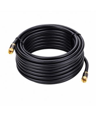 Quad-Shield RG6 Coaxial Cable 100 ft.