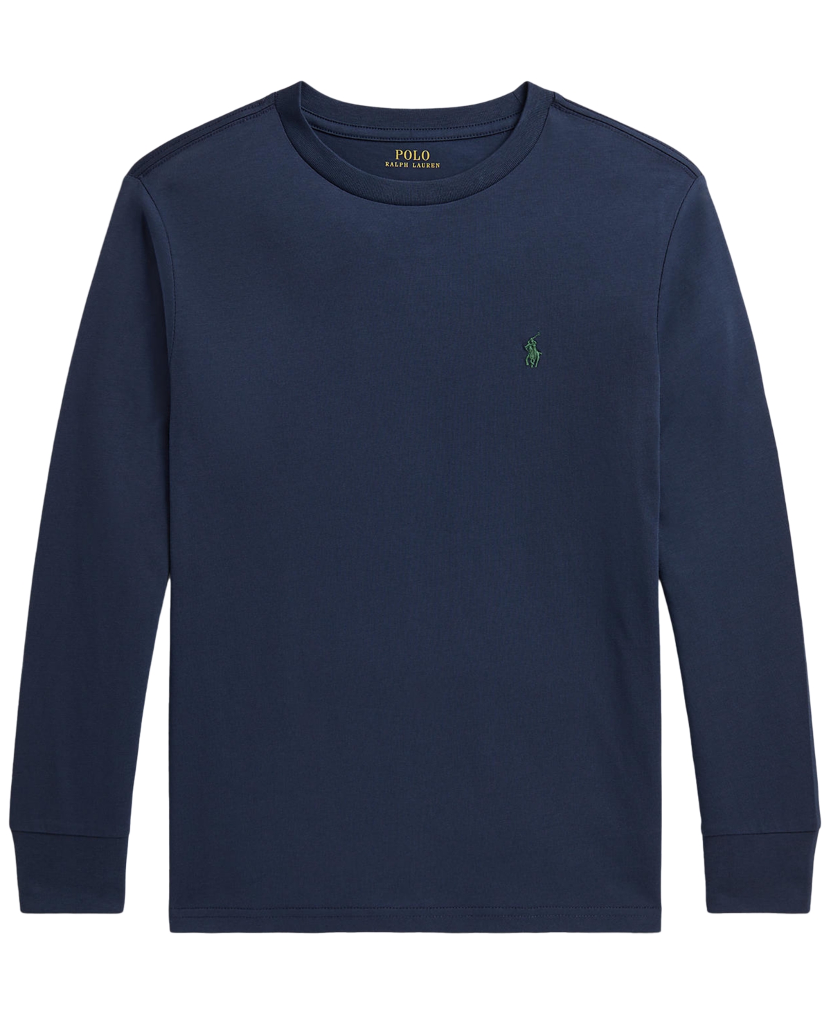 Polo Ralph Lauren Big Boys Cotton Jersey Long-Sleeve T-shirts - RUSTIC NAVY/C5127