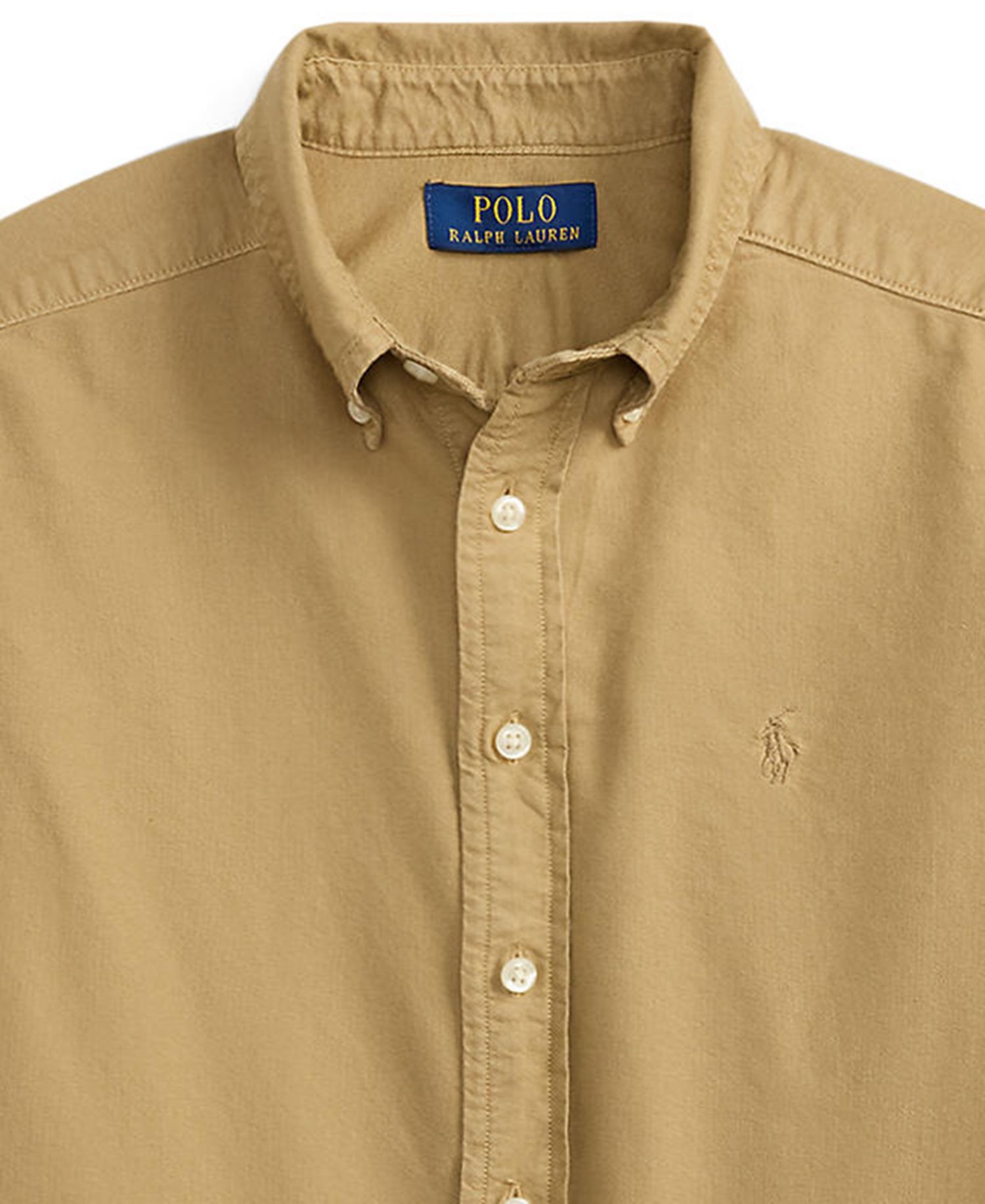 Big Boys Garment-Dyed Cotton Oxford Shirt