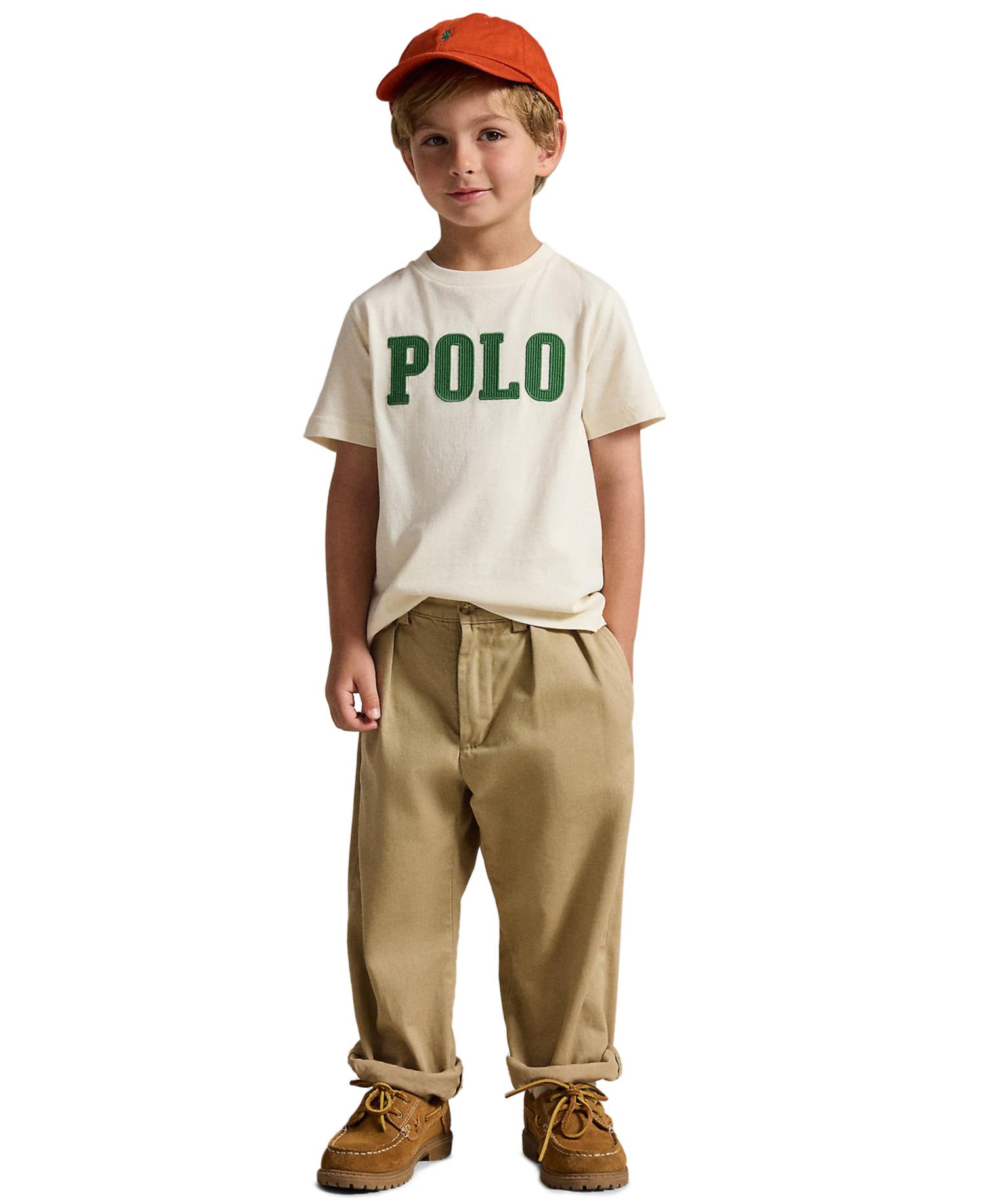 Boys' 2T-7 Logo Cotton Jersey T-Shirt