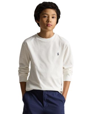 Boys' 8-20 Cotton Jersey Long-Sleeve T-shirt