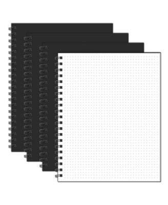 4 Pack Hardcover Spiral Notebooks College Thick Paper For School Office