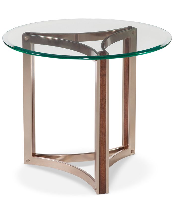 Bassett Mirror Cornell Round End Table, Quick Ship Macy's
