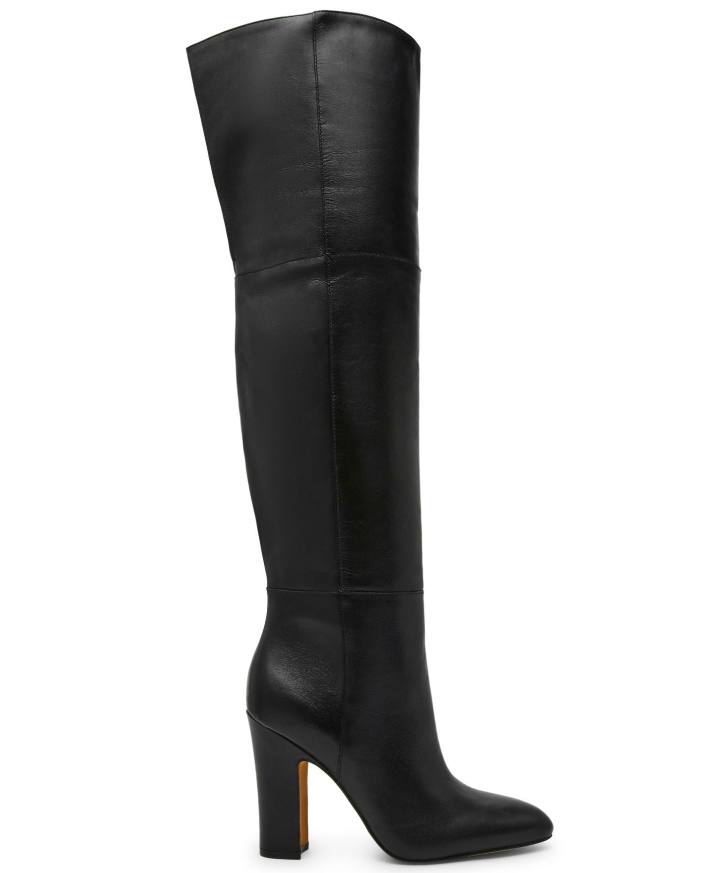 Женские ботинки Steve Madden Foretold Block Heel Over-the-Knee Dress Boots, цвет: Чёрный — фото 2