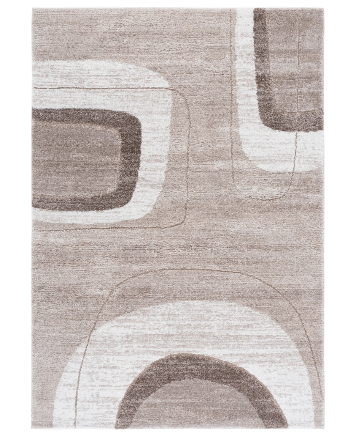 Safavieh 63" X 9" X 9" 5'3"x7'6" Area Rug In Tan