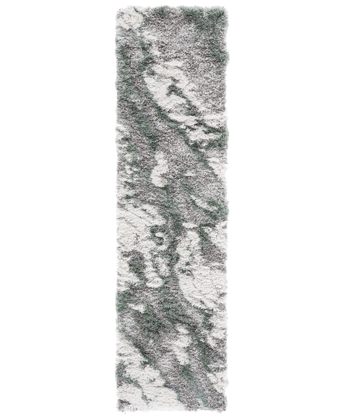 Safavieh 24" X 7" X 7" 2'x8' Runner Area Rug In Gray