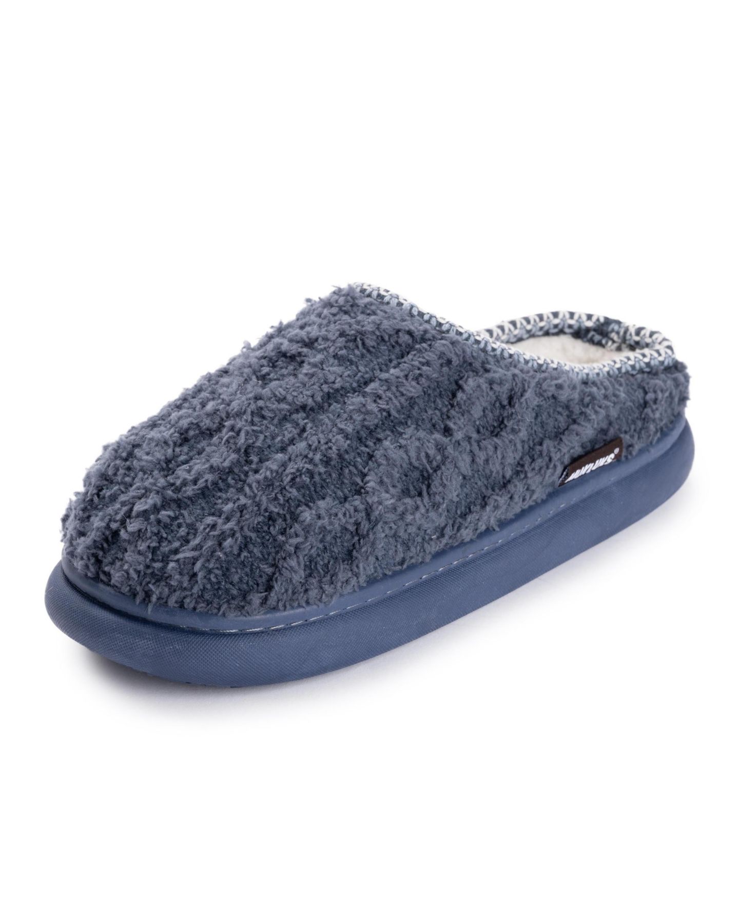 Женские тапочки MUK LUKS Janna Cozy Crew Clog Slippers, цвет: Синий, вариант 1 — фото 2