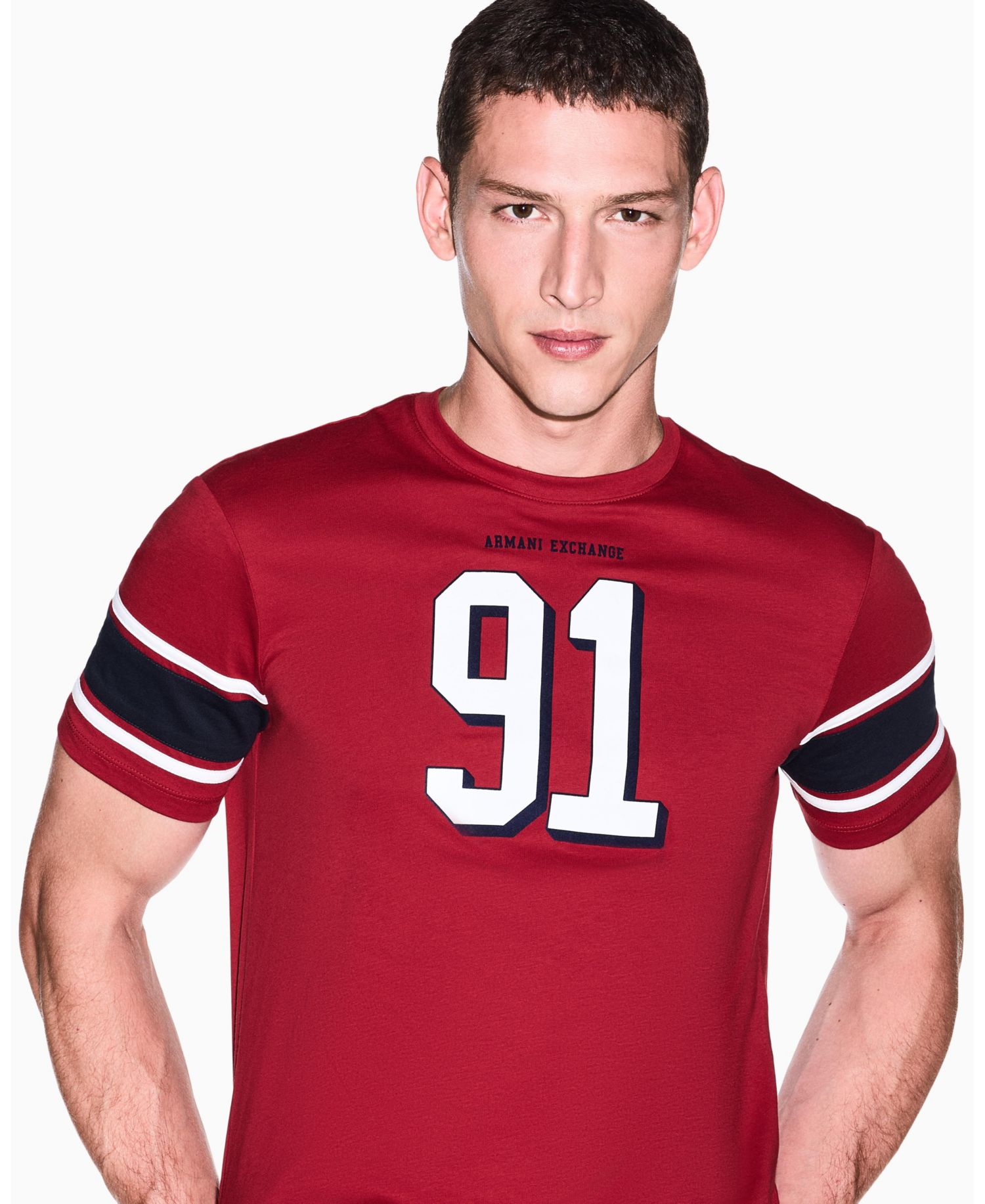 Men's Short Sleeve Arm Band 91 T-Shirt