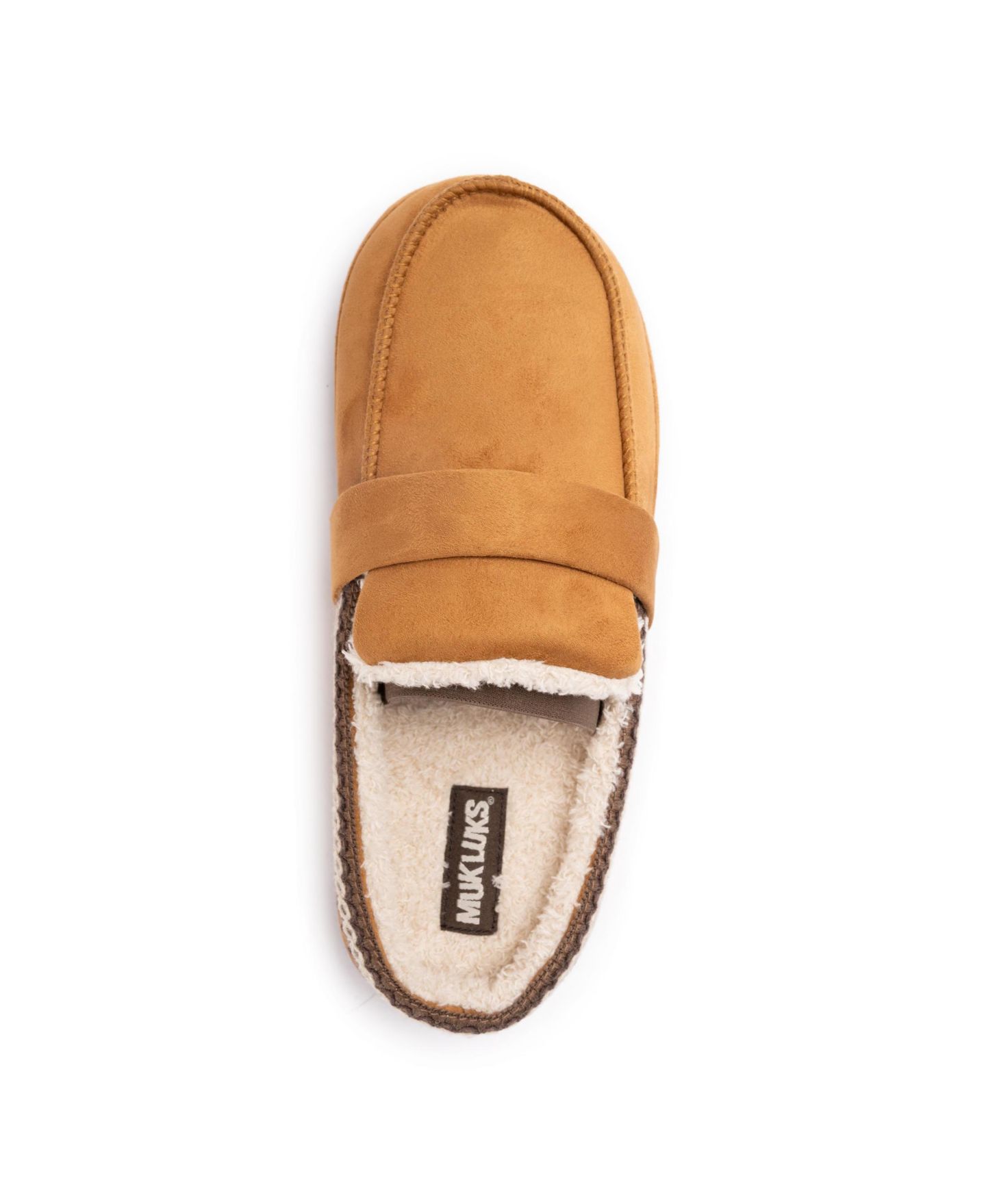 Женские сабо MUK LUKS Cabin Moccasin Mule Slippers, цвет: Рыжевато-коричневый — фото 8