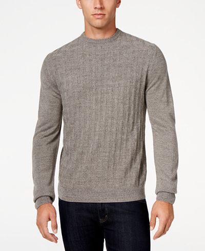 Weatherproof Vintage Men's Big and Tall Crew-Neck Sweater, Classic Fit