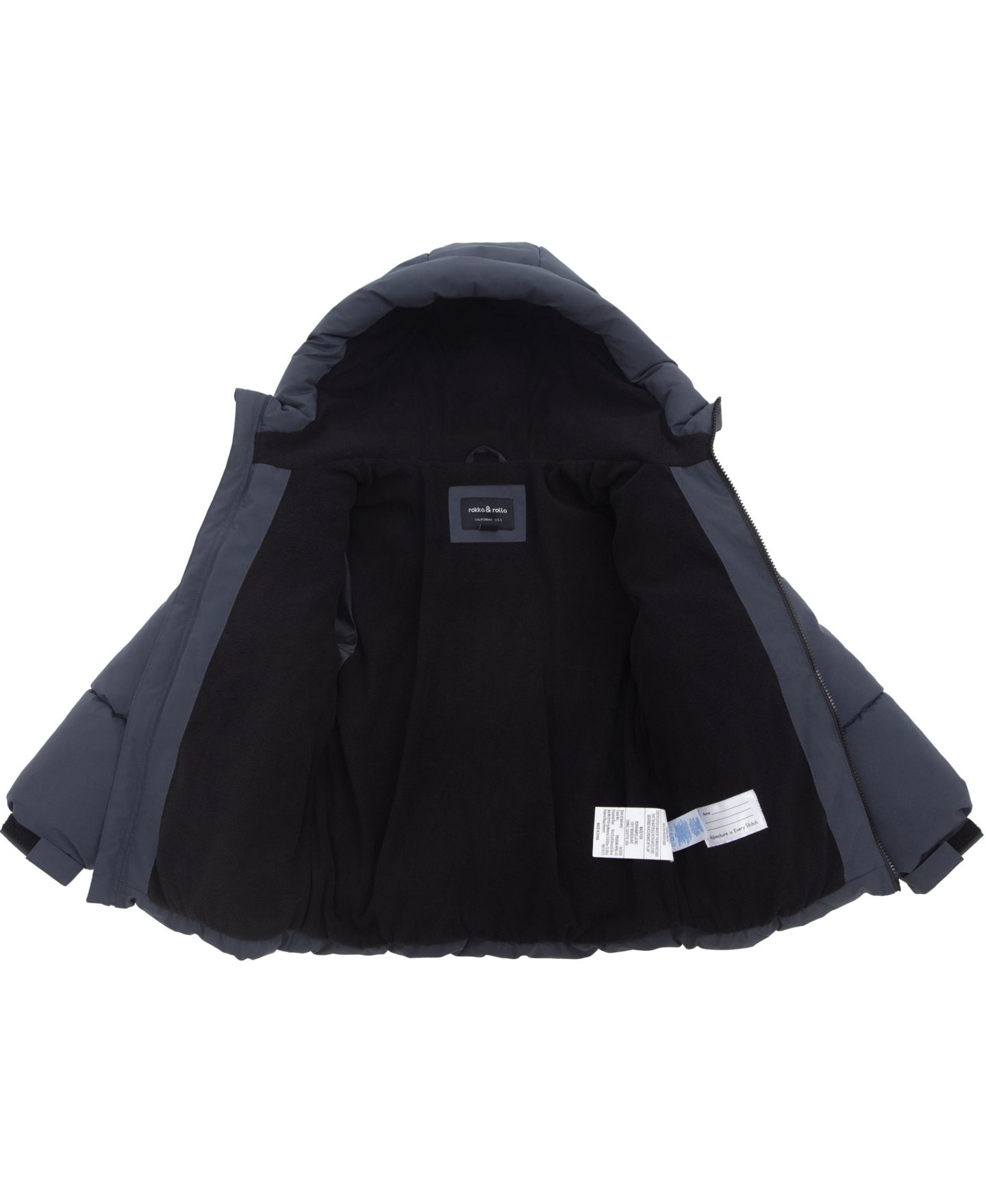 Куртка Rokka&Rolla RokkaandRolla Explorer Fleece-Lined Hooded, Size 4-18 для мальчиков, цвет: Серый — фото 9