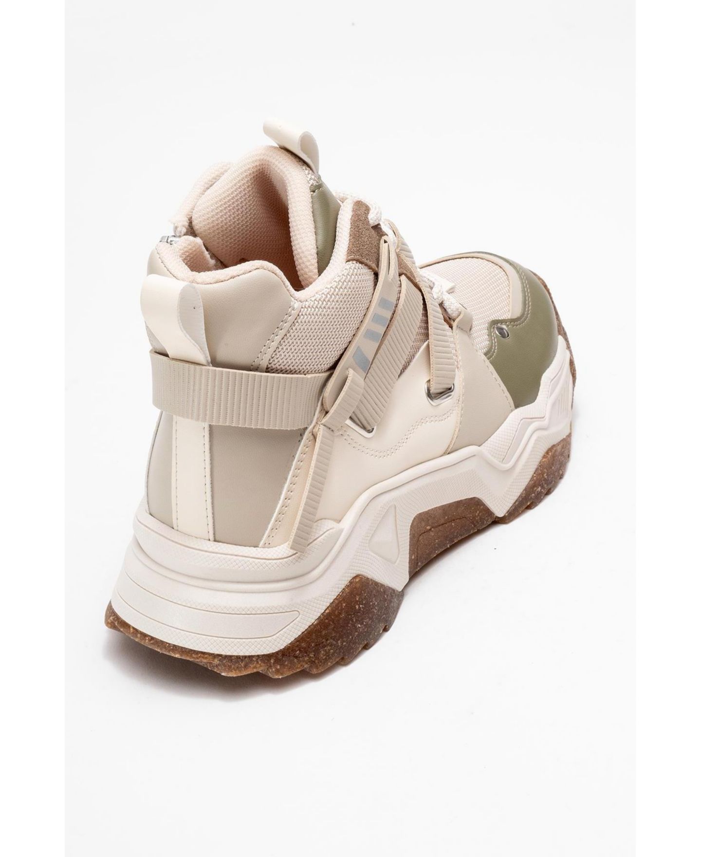 Женские ботинки Prologue Shoes Seraphine Sport Boot (Women), цвет: Бежевый зелёная искусственная кожа — фото 6