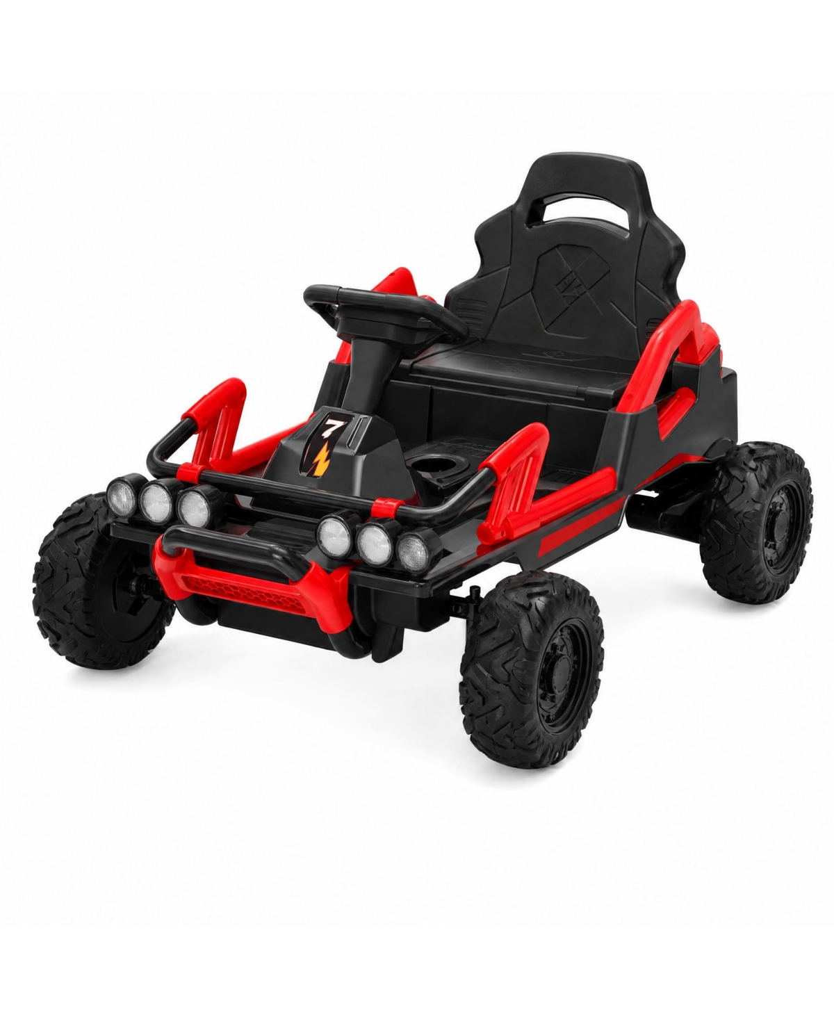 12V Kids Ride-On Car, Battery Powered Electric Vehicle, Dual Motors - 4-Wheel Design, Eva Wheels, Rechargeable Driving Toy