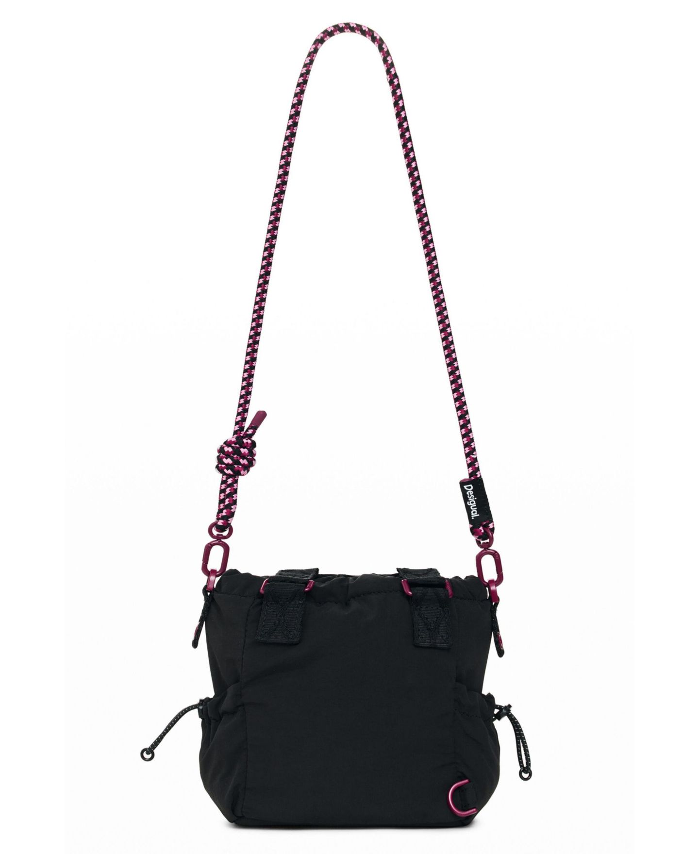Женская сумка Desigual Mini Nylon, цвет: Чёрный — фото 2