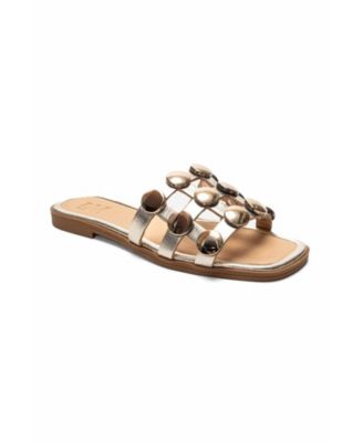 Forever and Always Shoes Women's Bareon Leather Slippers
