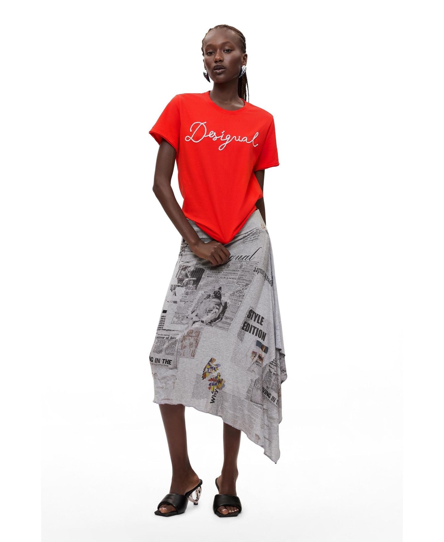 Женская футболка Desigual T-shirt 100% cotton — фото 2