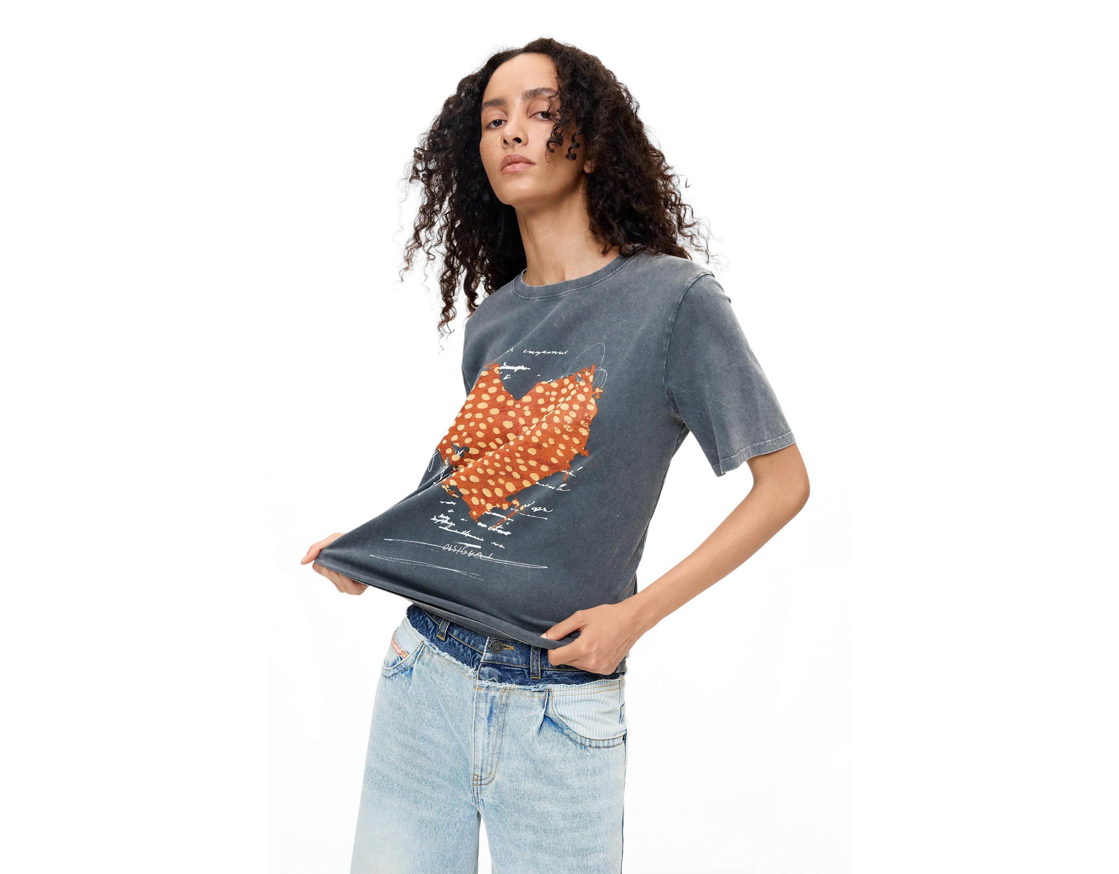 Desigual Women's Printed Organic Cotton T-shirt