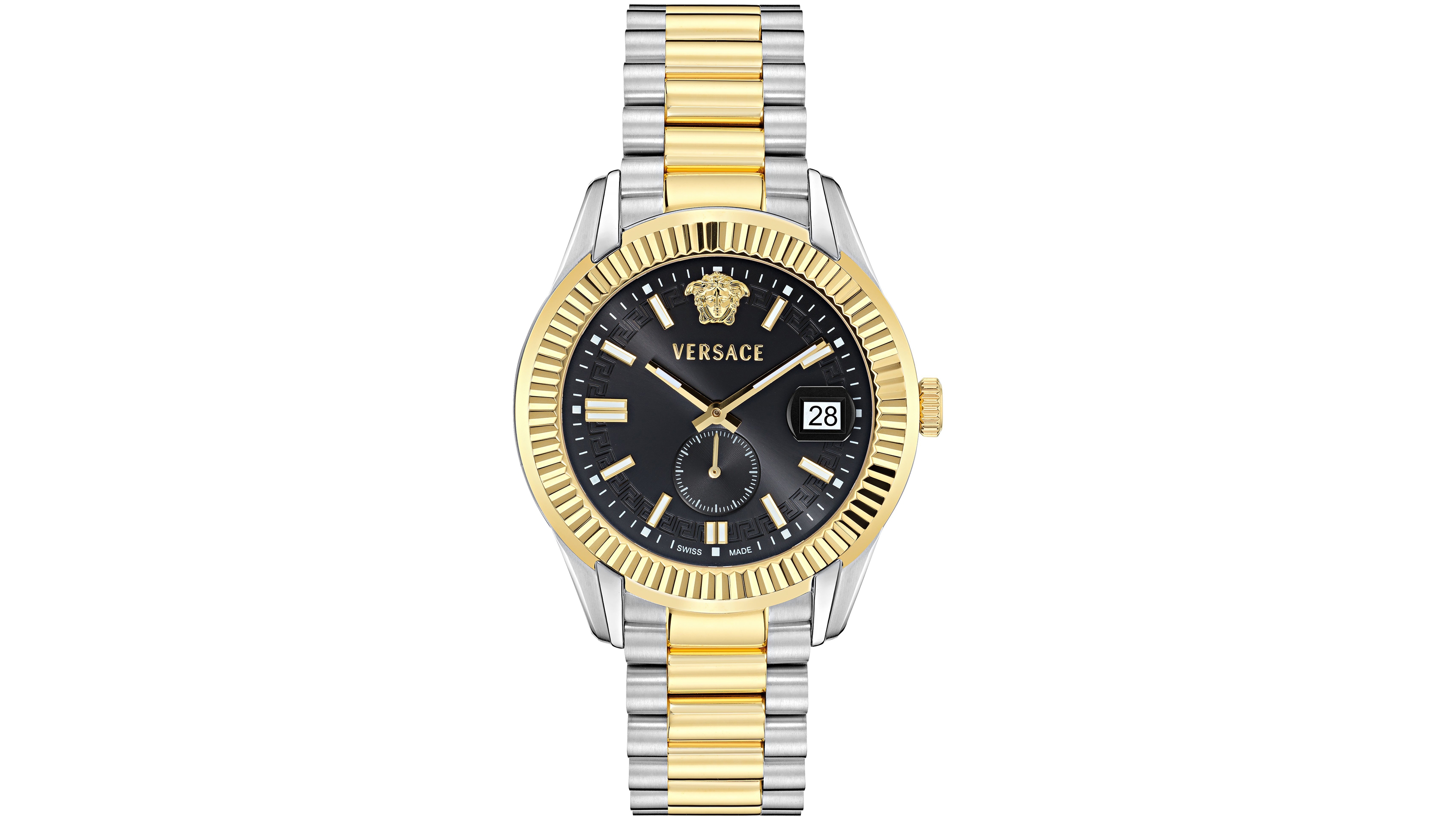 Versace Men's Apodis Two-Tone Stainless Steel Bracelet Watch 41mm