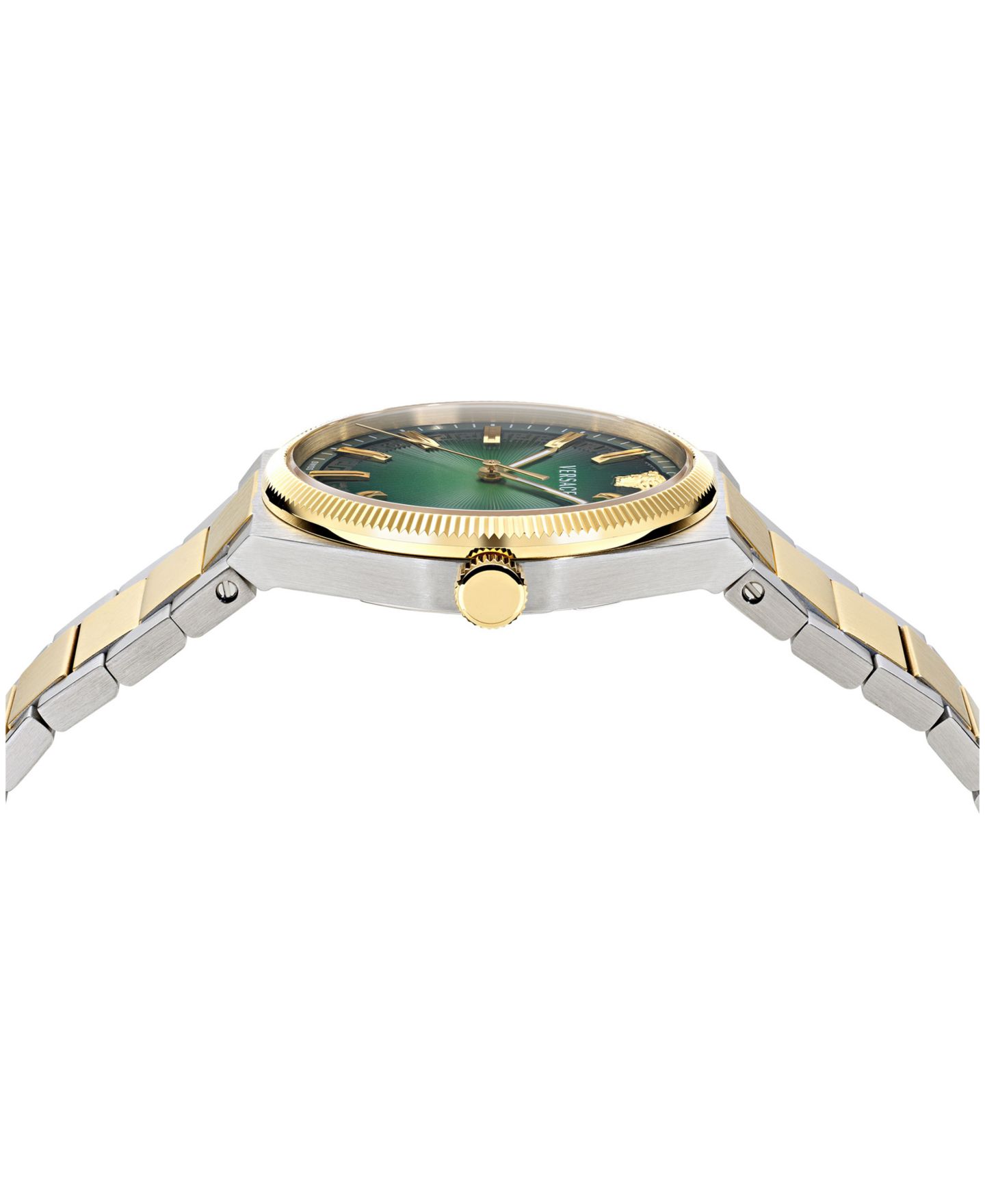 Мужские часы Versace V-Leo Silver Stainless Steel Bracelet Watch 39mm — фото 2