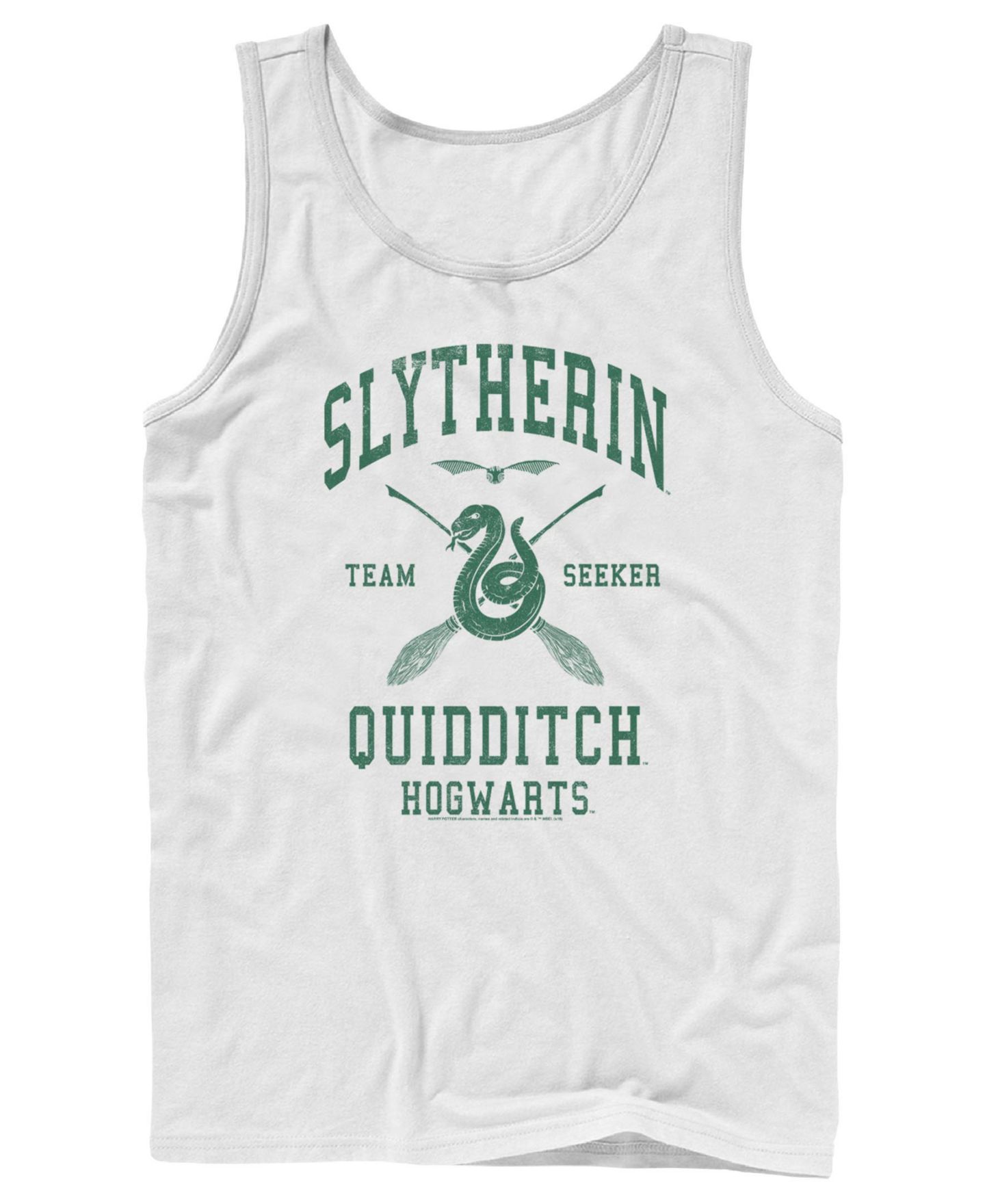 Мужской топ Fifth Sun Harry Potter Slytherin Quidditch Seeker Hogwarts Graphic, цвет: Белый — фото 1