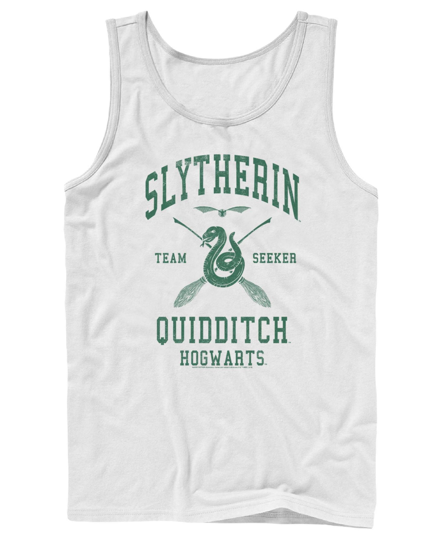 Men's Harry Potter Slytherin Quidditch Seeker Hogwarts Graphic Tank Top