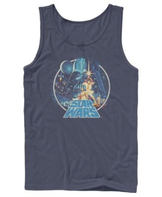 Men's Star Wars Death Star Battle Vintage Graphic Tank Top