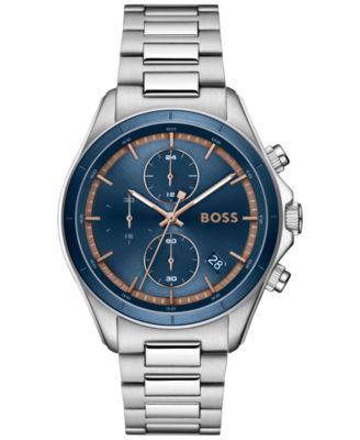 Men's Bossletic Quartz Chrono Stainless Steel Watch 43.40mm
