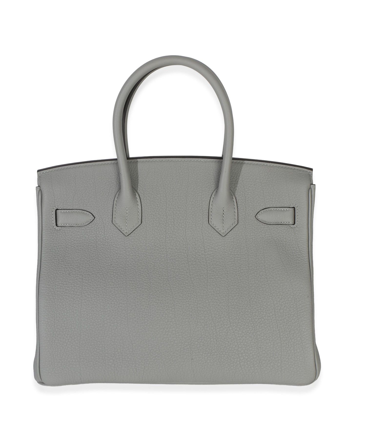 Togo Gris Mouette Birkin 30 PHW
