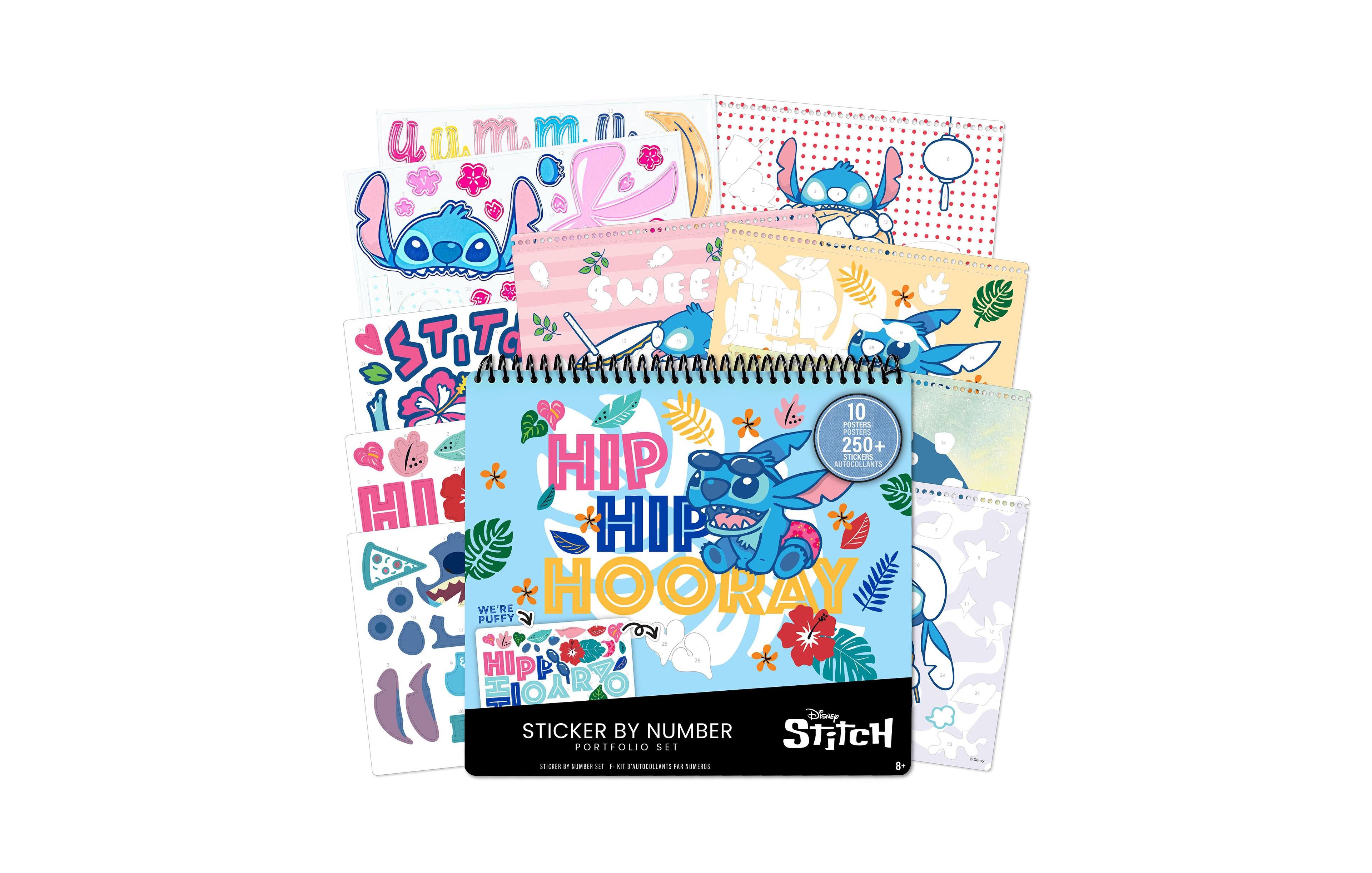 Fashion Angels Disney Stitch: Sticker By Number Portfolio Set