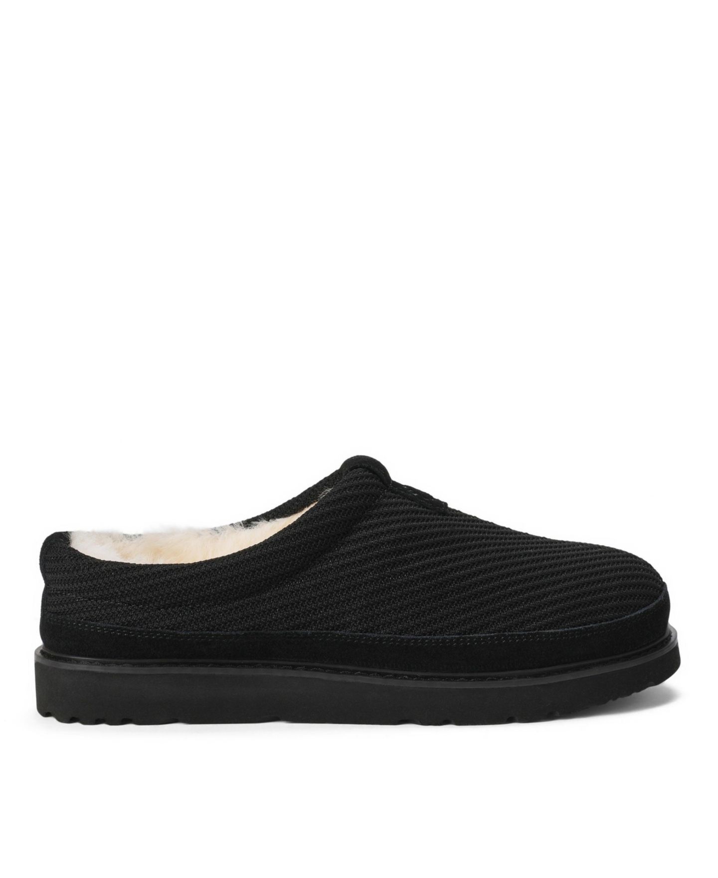 Мужские сабо Dearfoams Grafton Allday Knit Water Repellent Clog Slippers, цвет: Чёрный — фото 2