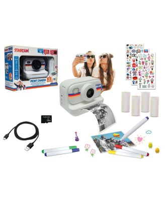 STARCAM Print HD Instant Print Camera Photo Video Selfie 32GB SD Card DJ165