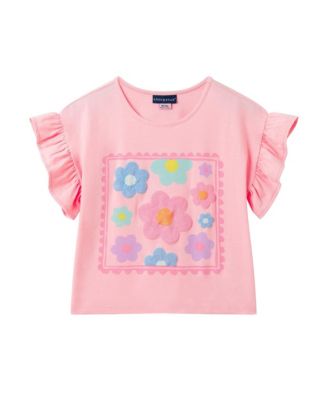Big Girl 7- 14 Jersey Ruffle Tee