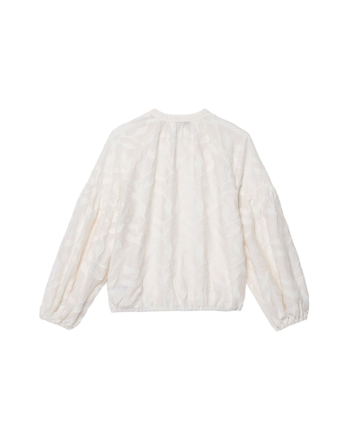 Women's Floral Jacquard Blouse