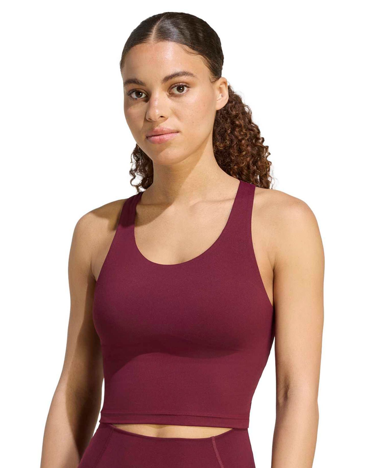 Women's Low-Impact Cropped Scoop Neck Tank