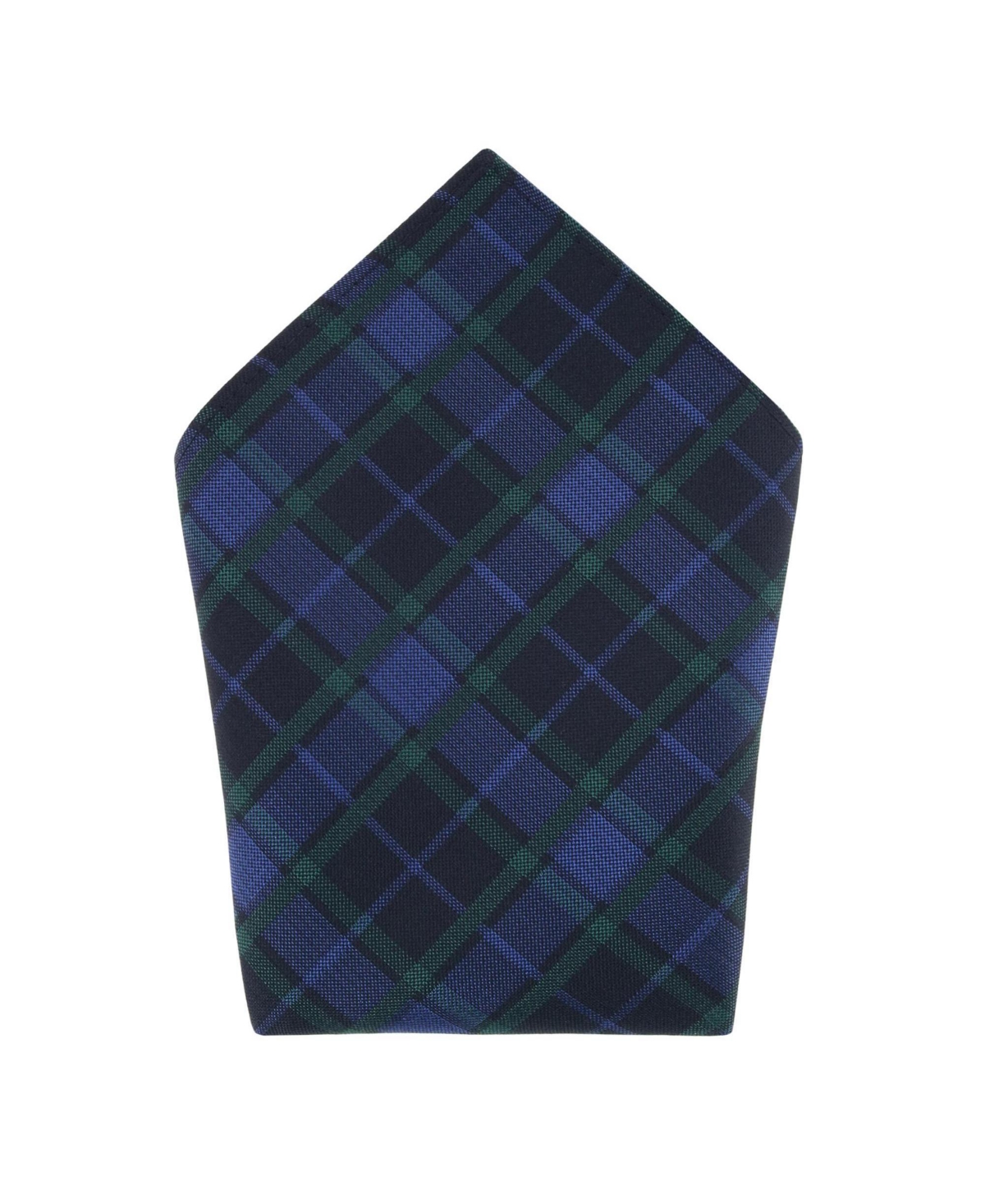Trafalgar Men's Ives Plaid Necktie and Pocket Square Bundle