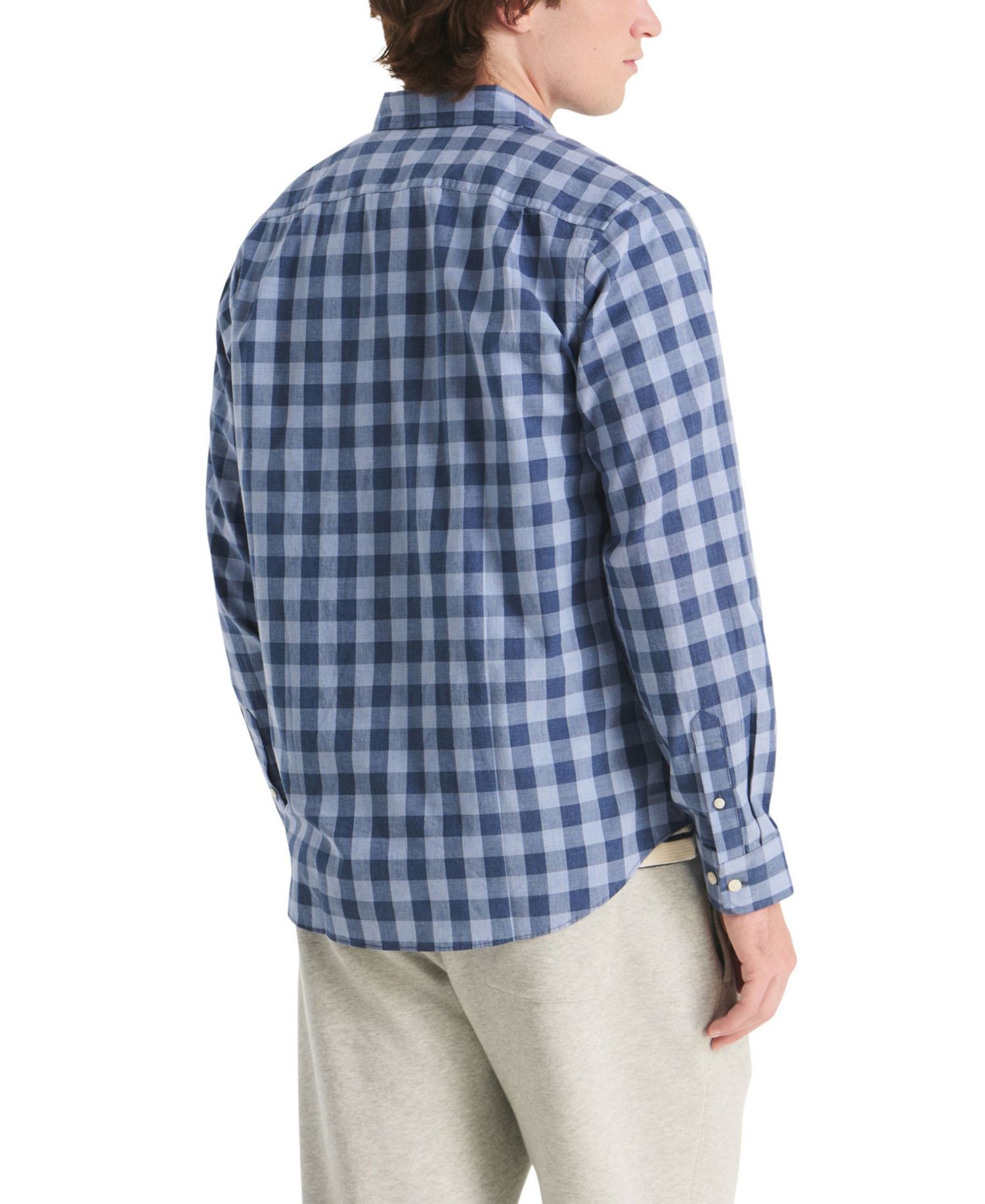 Men's Plaid Long-Sleeve Shirt