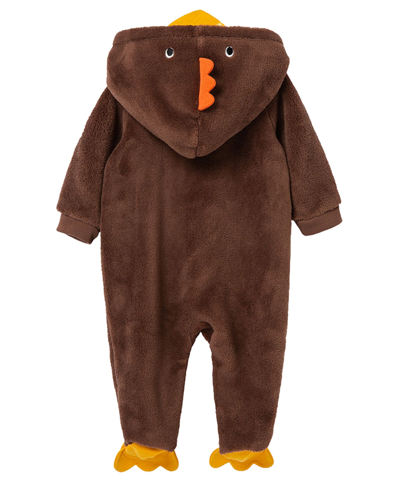 Baby Boys' and Girls' Turkey Fleece Footie Coverall