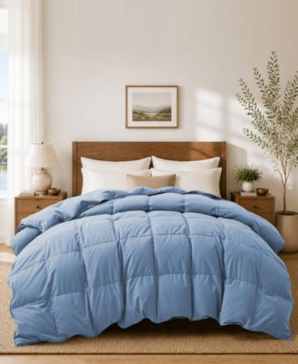 Ultra Soft Goose Down and Feather Fiber Comforter, Full/Queen