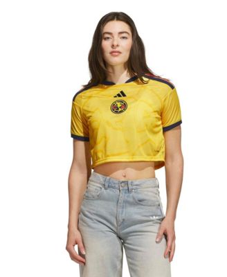 Women's Yellow Club America 2026/27 Home Cropped Replica Jersey