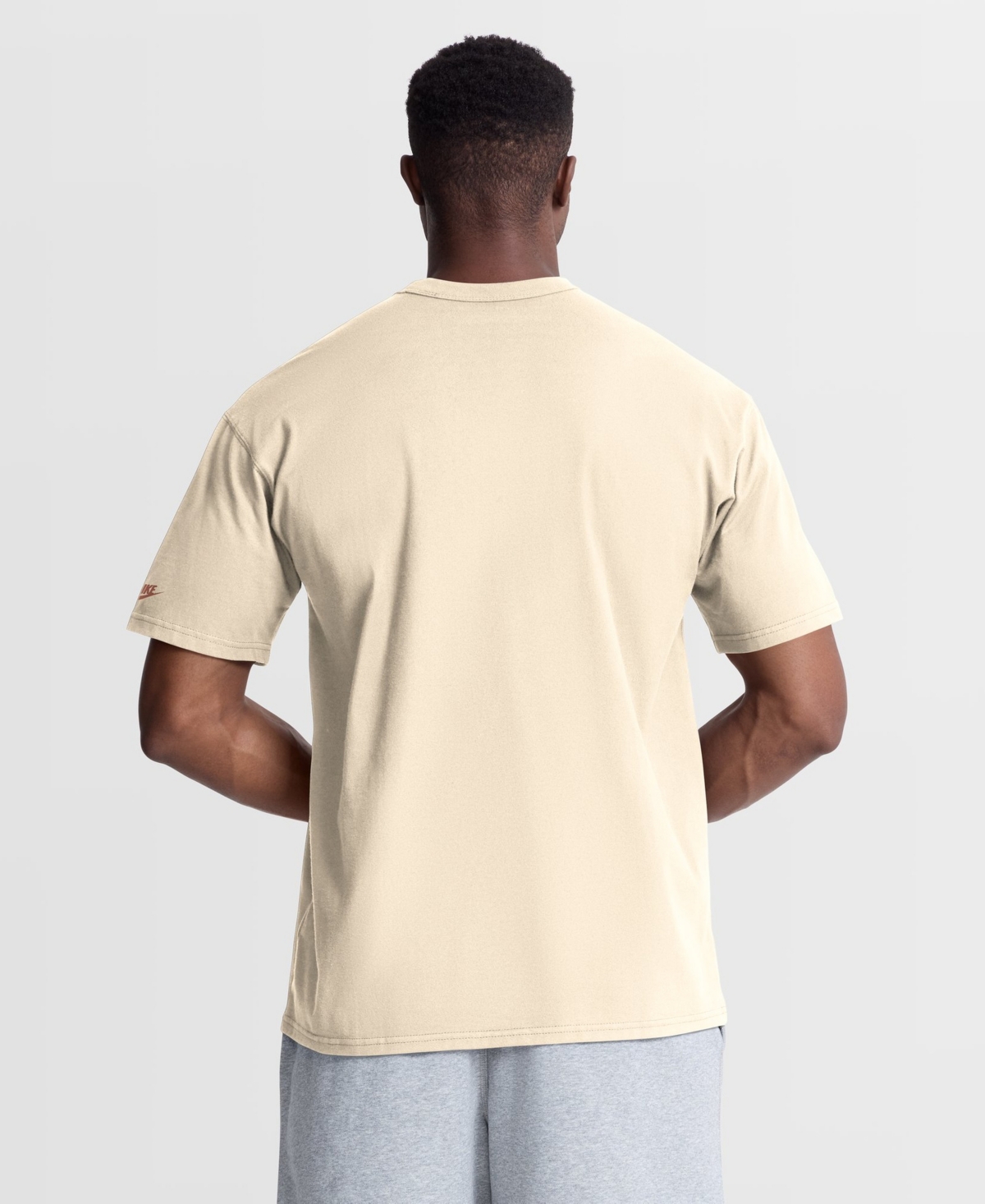 Nike Men's Natural Cleveland Browns Vintage Mod Blown Away Max90 T-Shirt