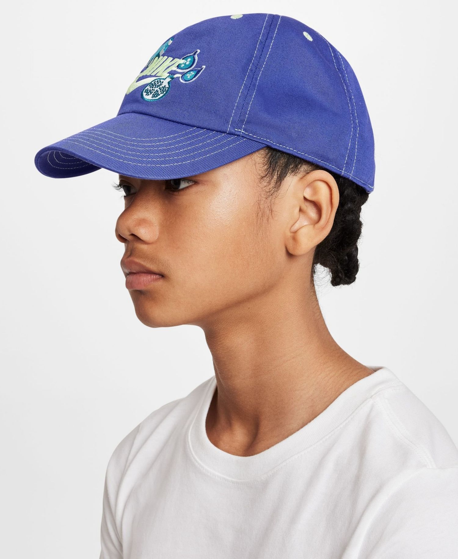 Big Boys and Girls Blue Fruit Club Adjustable Hat