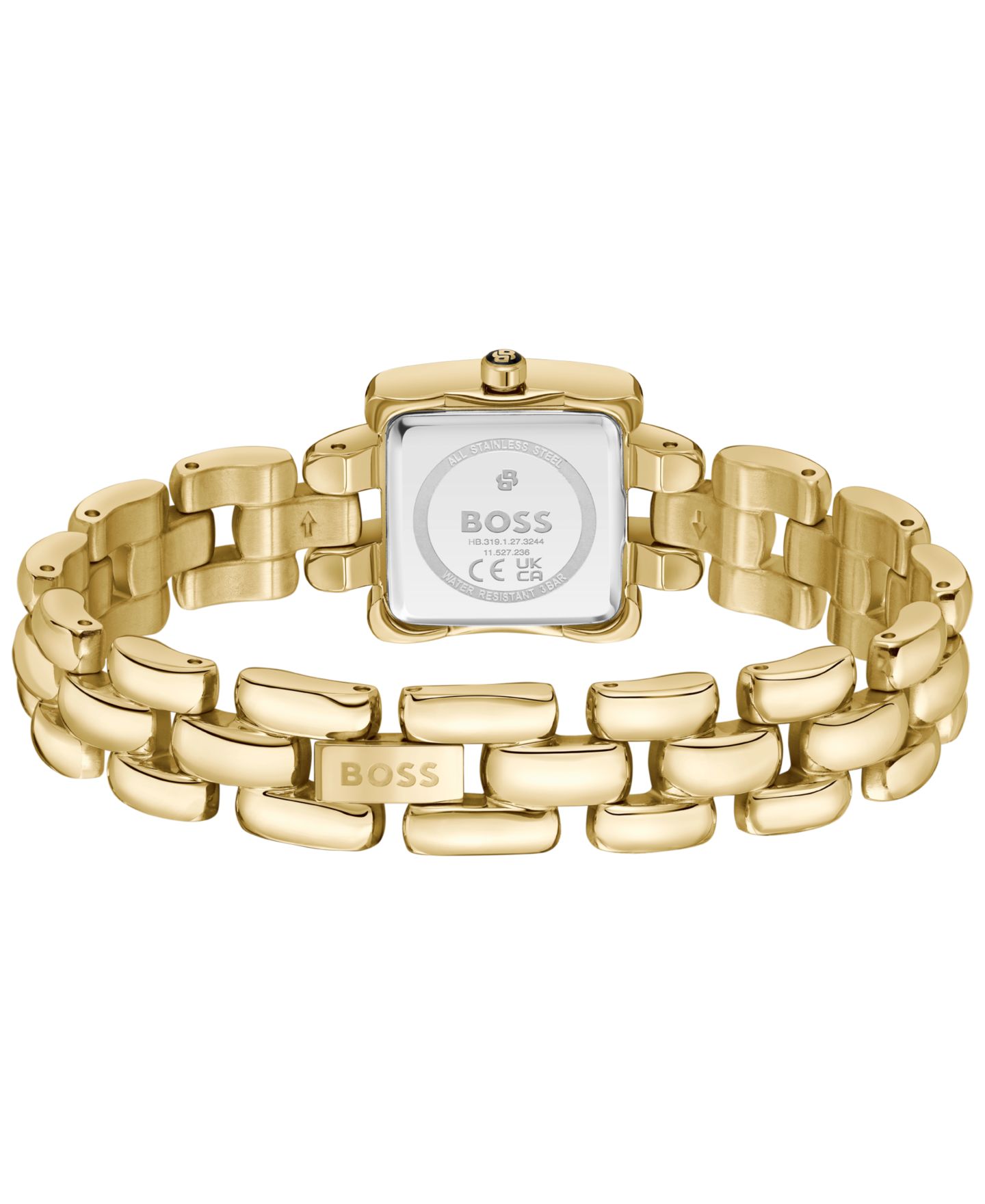 Женские часы Hugo Boss Violet Quartz Ionic Plated Thin Gold Steel Watch 21mm — фото 3