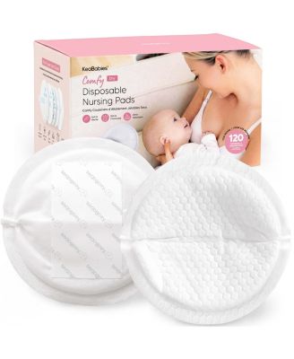 Women's Comfy Dry Disposable Nursing Pads, Breast Pads for Leaking Milk, Stay Dry, Soft, Absorbent Breastfeeding Pads