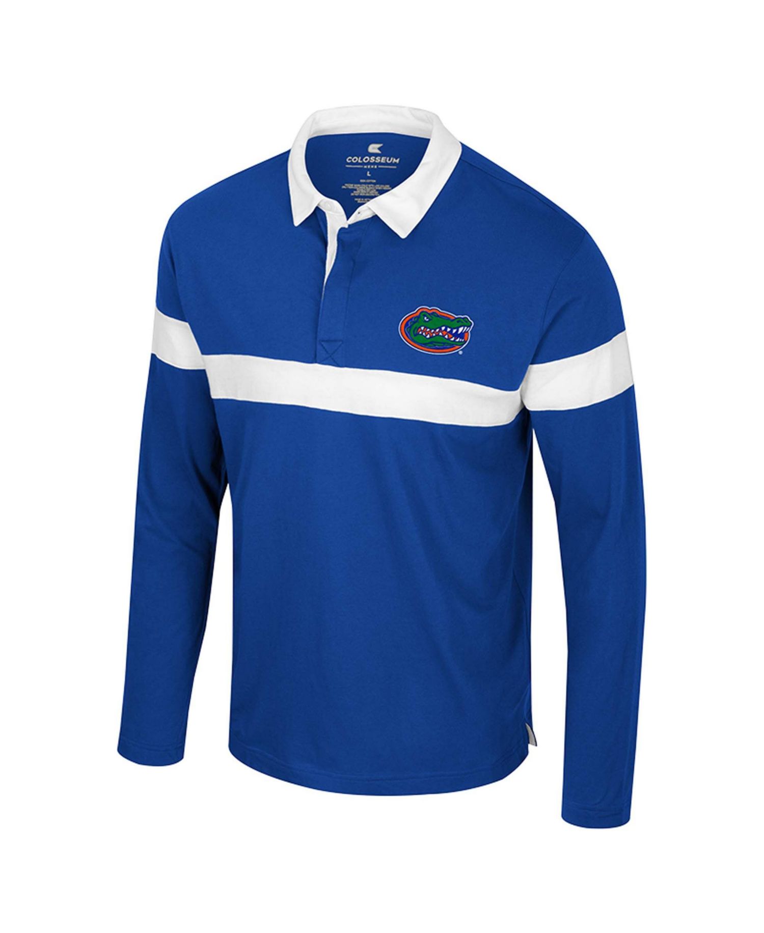 Men's Royal Florida Gators Too Cool For School Long Sleeve Polo