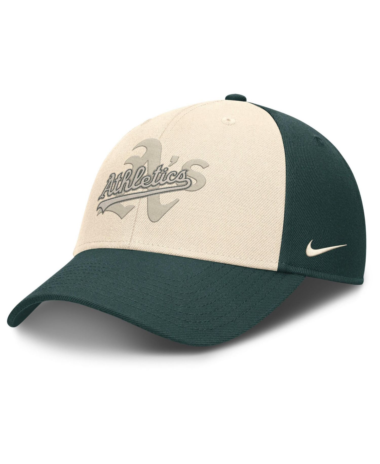 Men's Green/Natural Athletics Statement Club Performance Adjustable Hat