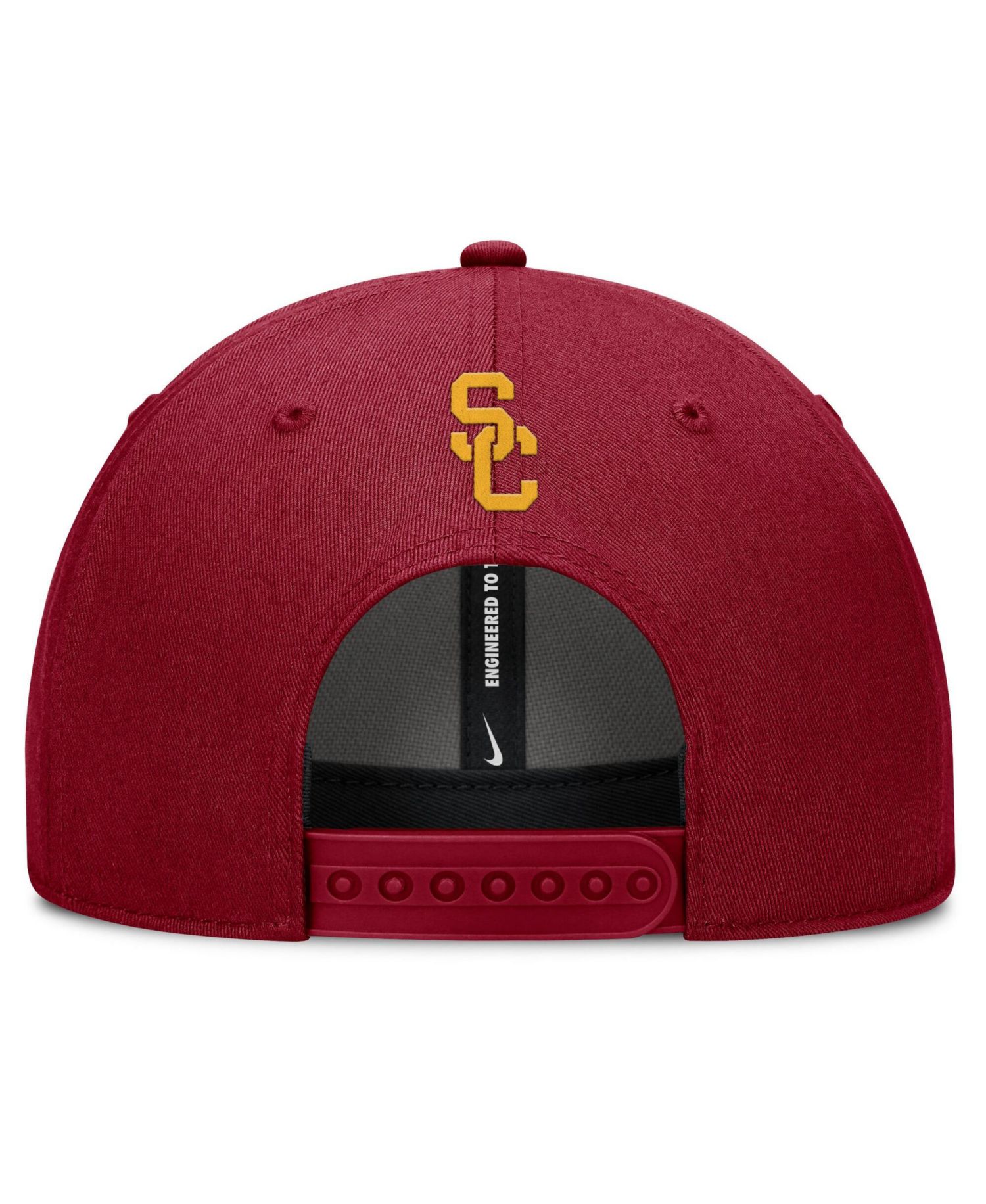 Men's Cardinal USC Trojans Slanted Primetime Rise Performance Adjustable Hat