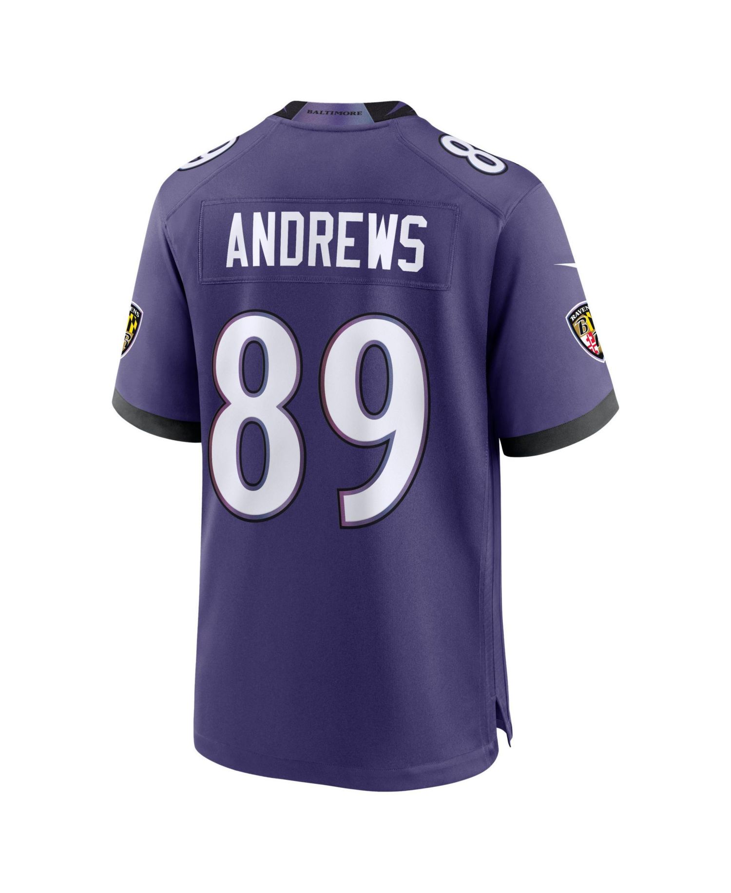 Men's Mark Andrews Purple Baltimore Ravens Team Game Jersey
