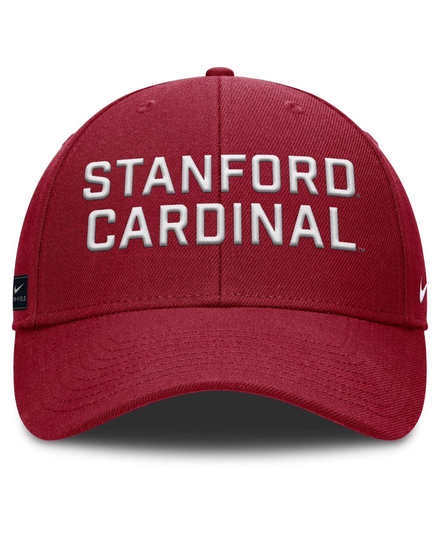 Мужская кепка Nike Cardinal Stanford Cardinal 2025 Sideline Rise Practice Adjustable Hat — фото 2